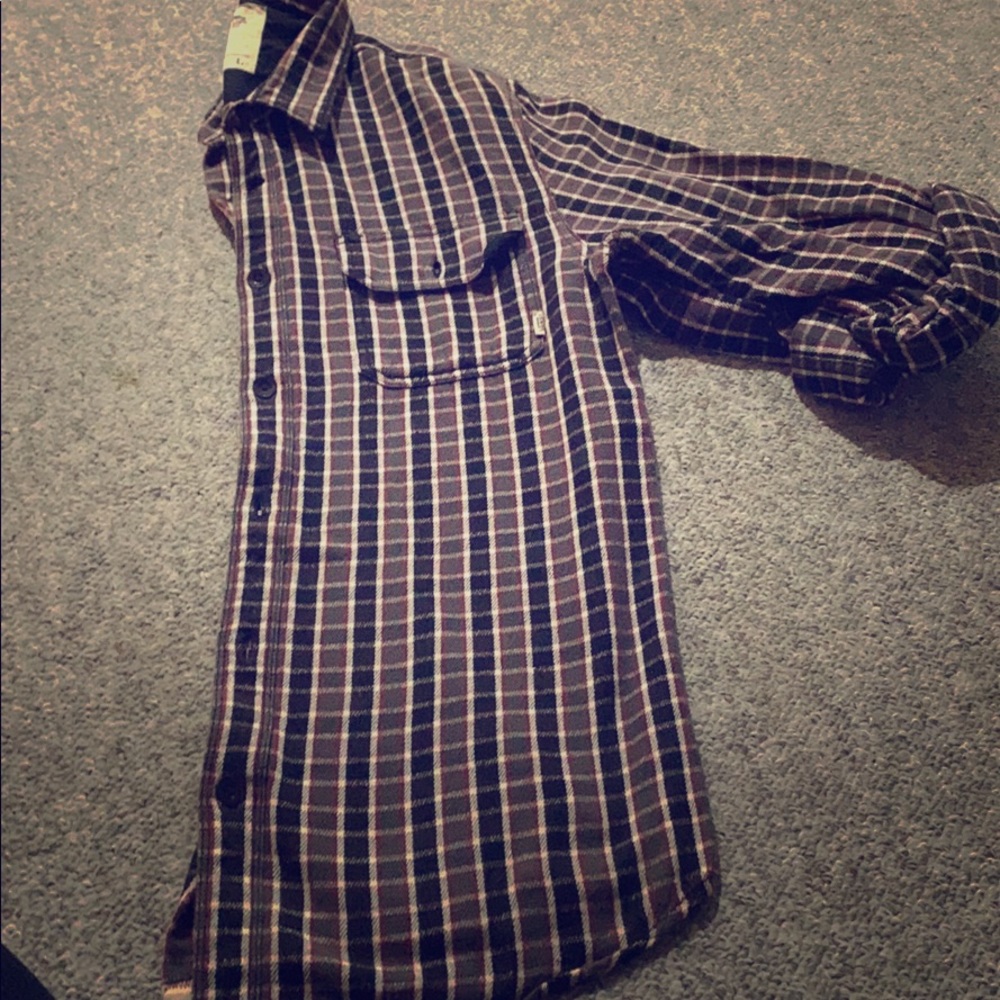 Vans button up shirt (large)